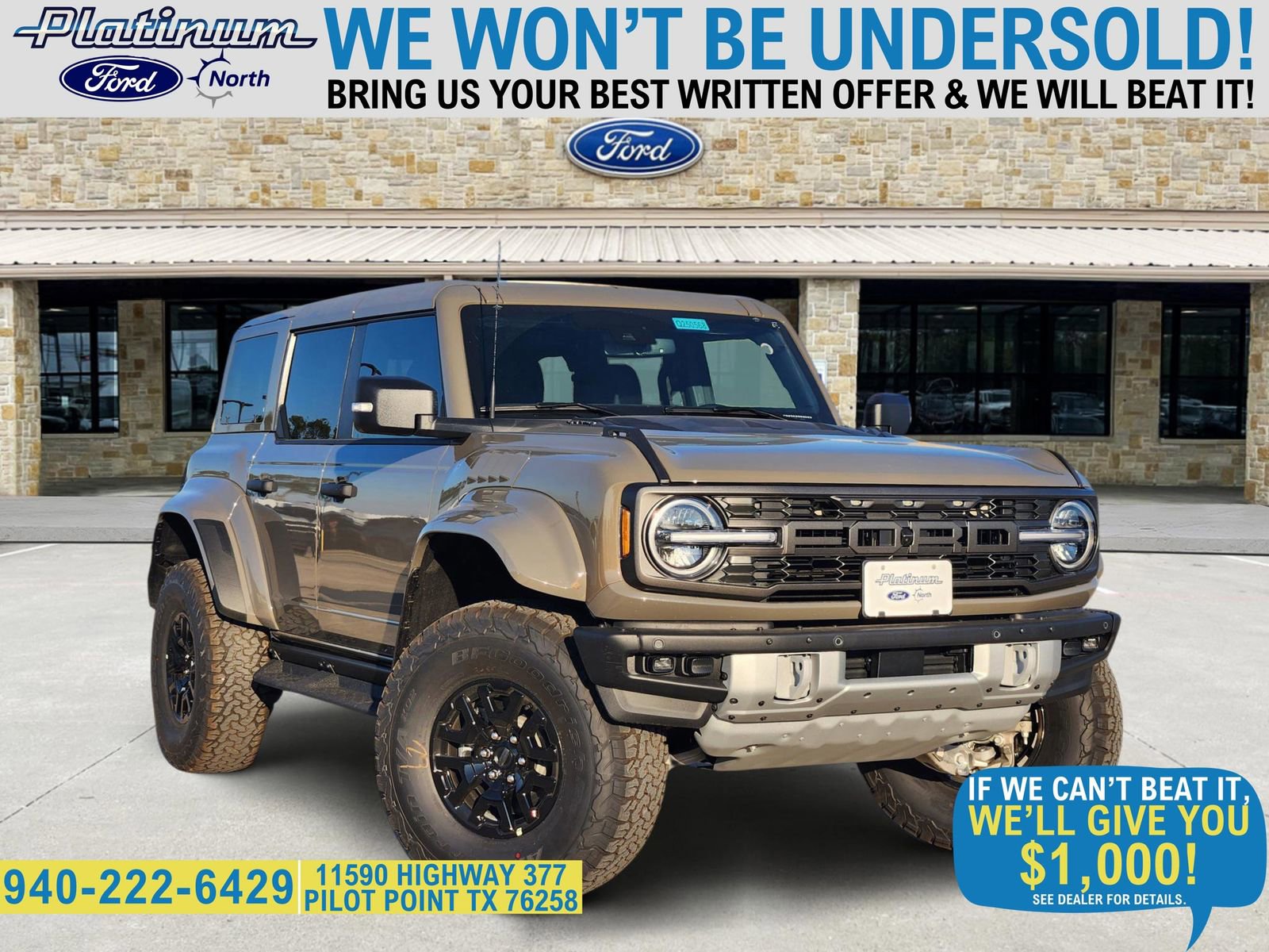 New 2025 Ford Bronco Raptor image 1