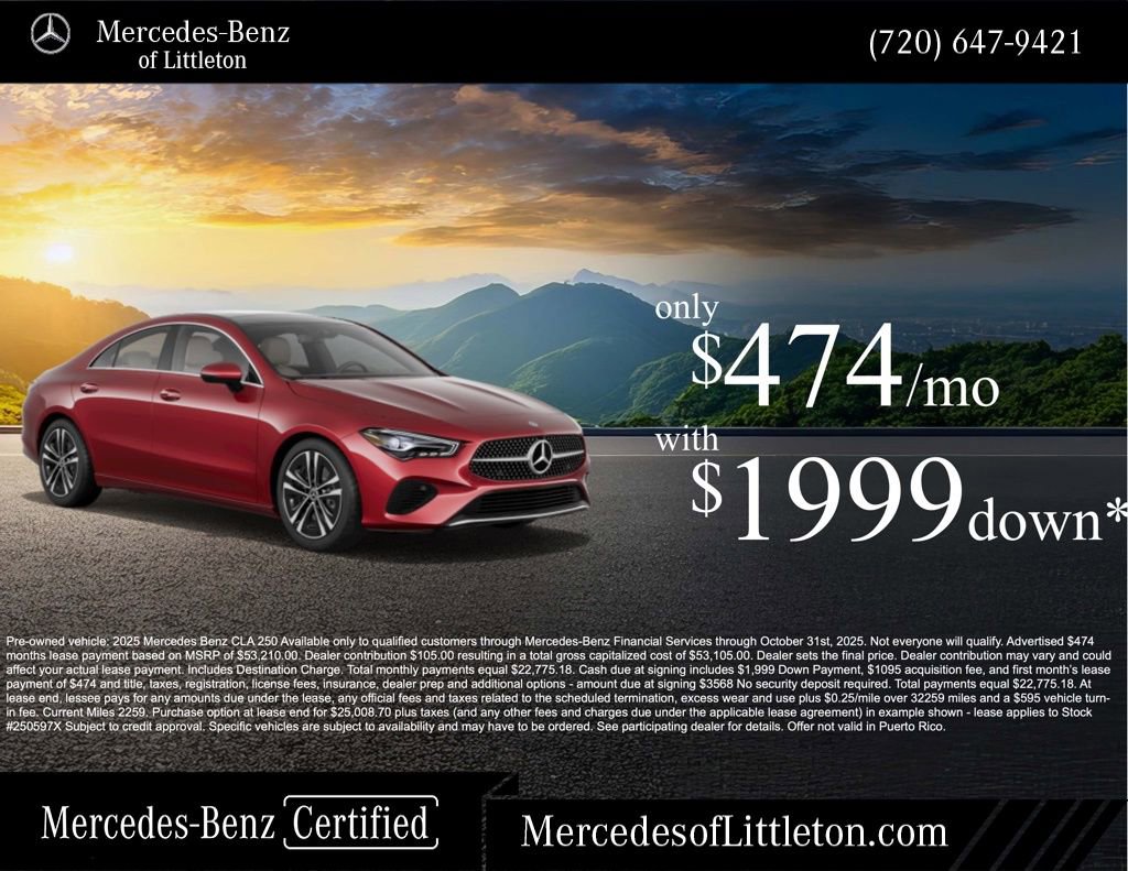 Certified 2025 Mercedes-Benz CLA 250 4MATIC image 3