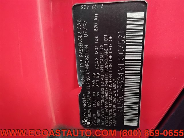 Used 1997 BMW Z3 2.8 RWD image 15