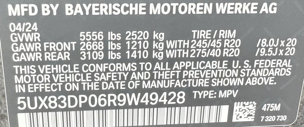 Certified 2024 BMW X3 M40i w/ Premium Package AWD/4WD image 43