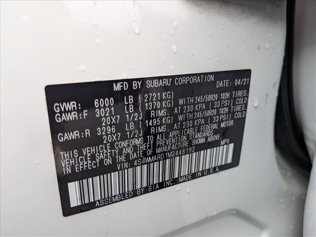 Used 2021 Subaru Ascent Touring w/ Popular Package #2A AWD/4WD image 27