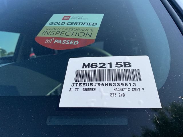 Used 2021 Toyota 4Runner SR5 RWD image 47