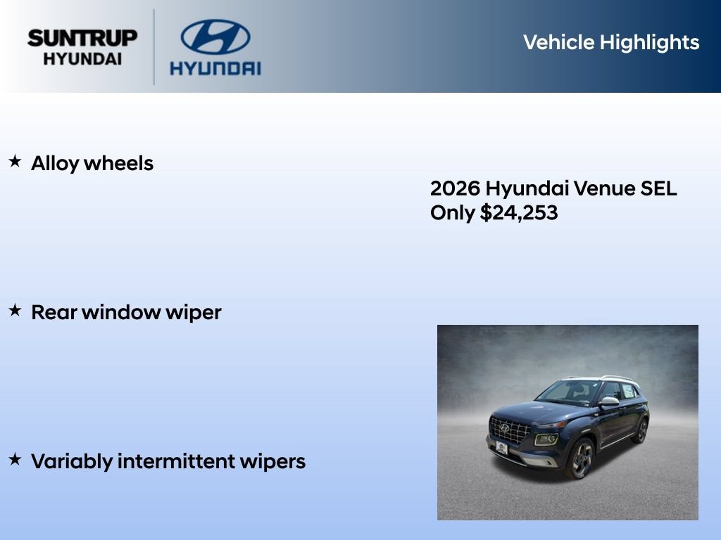 New 2026 Hyundai Venue SEL FWD image 15