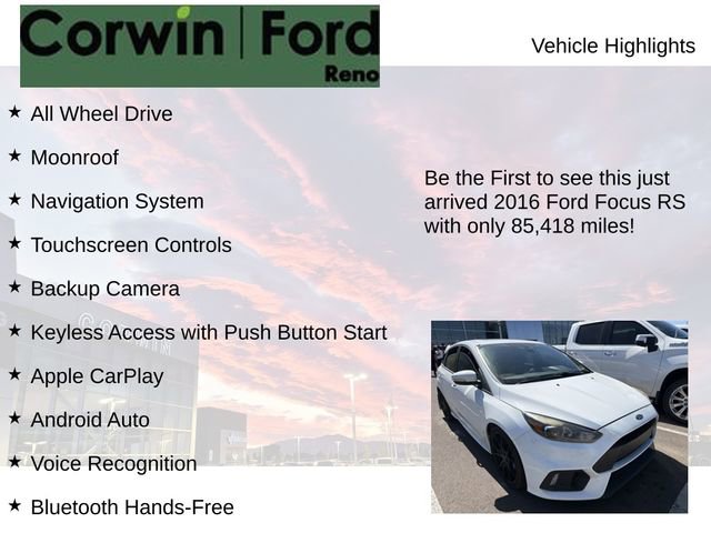 Used 2016 Ford Focus RS AWD/4WD image 4