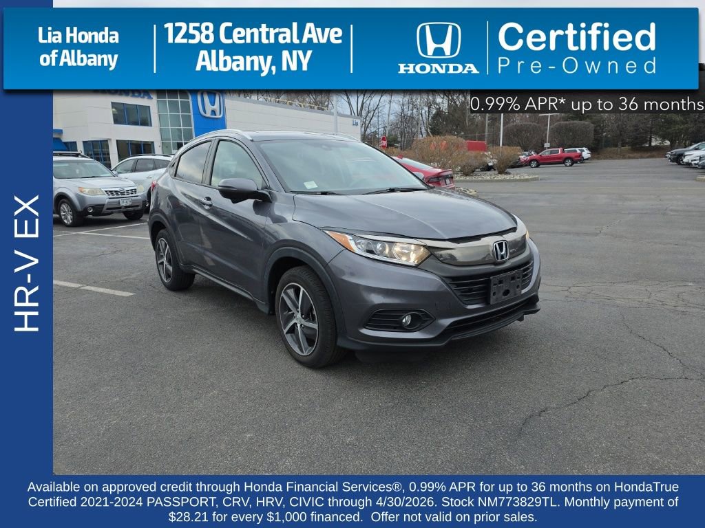 Certified 2022 Honda HR-V EX
