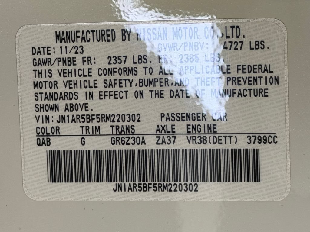 Used 2024 Nissan GT-R Premium w/ Floor Mat Package AWD/4WD image 26