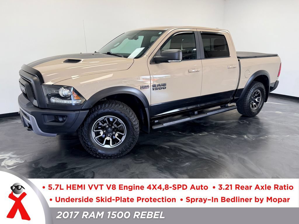 Used 2017 RAM 1500 Rebel w/ Mojave Sand Rebel Package AWD/4WD image 1