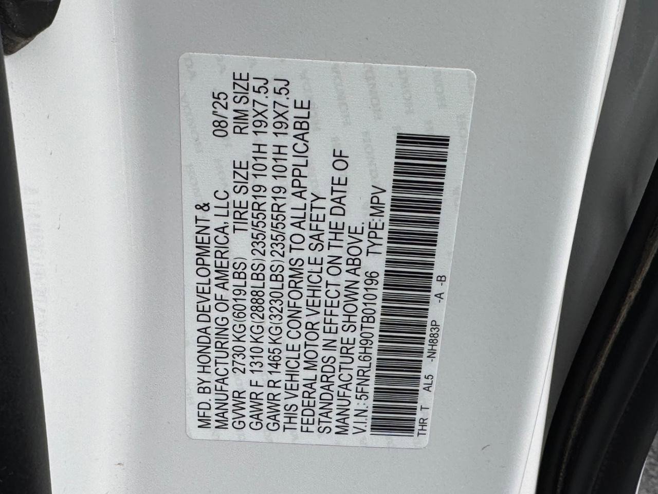 Certified 2026 Honda Odyssey Elite image 28