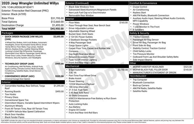 Used 2020 Jeep Wrangler Unlimited Sport image 27