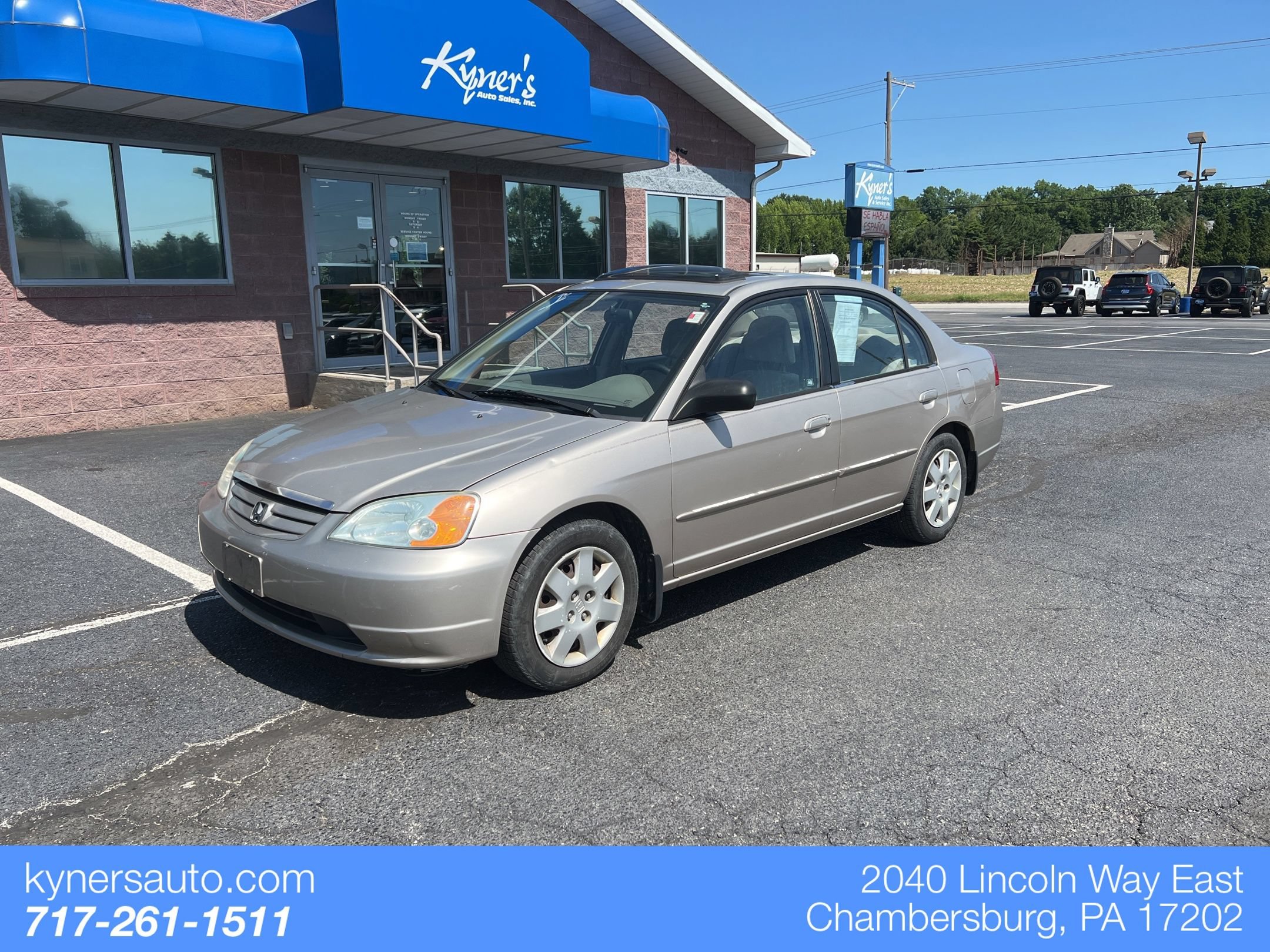 Used 2002 Honda Civic EX