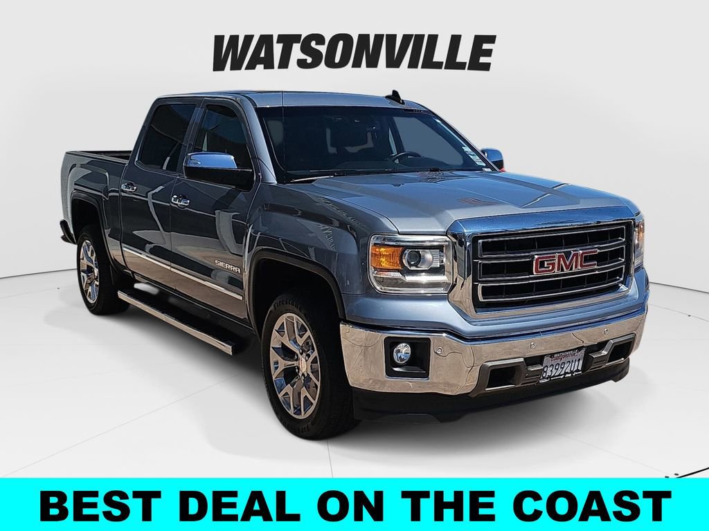Used 2015 GMC Sierra 1500 SLT w/ SLT Crew Cab Value Package RWD image 1