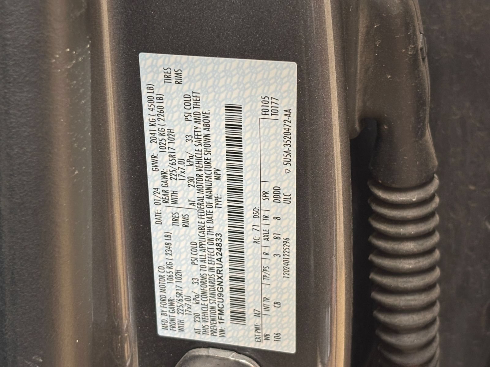 Used 2024 Ford Escape Active AWD/4WD image 30