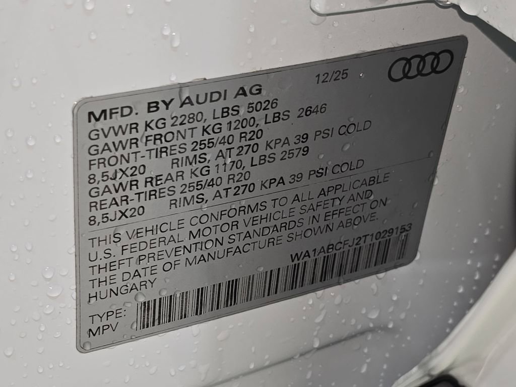 New 2026 Audi Q3 quattro 2.0T image 36
