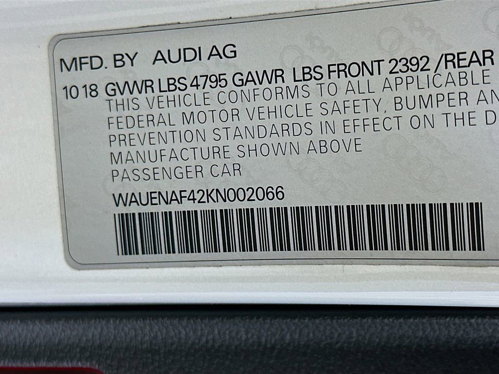 Used 2019 Audi A4 2.0T Premium Plus w/ Premium Plus Package image 40