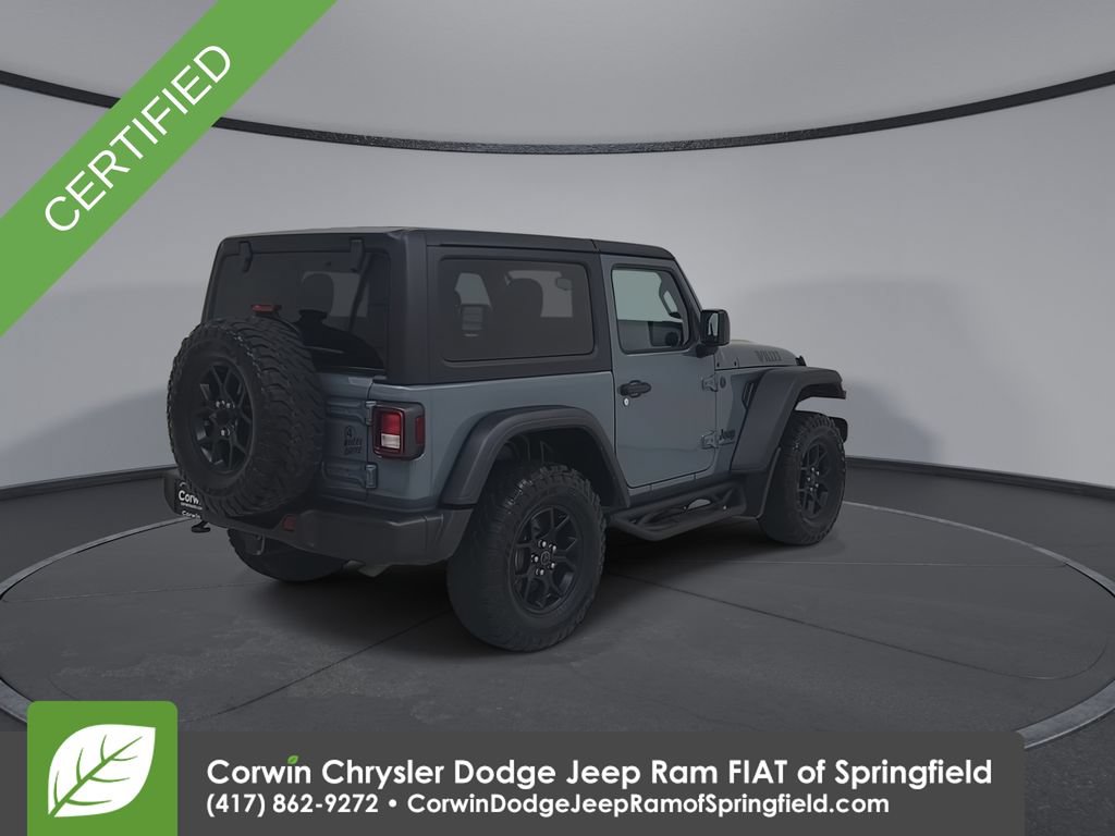 Certified 2024 Jeep Wrangler Sport AWD/4WD image 16