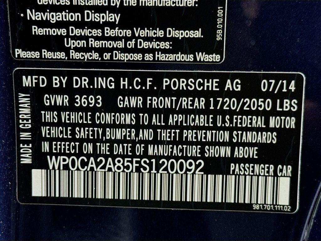 Used 2015 Porsche Boxster image 26