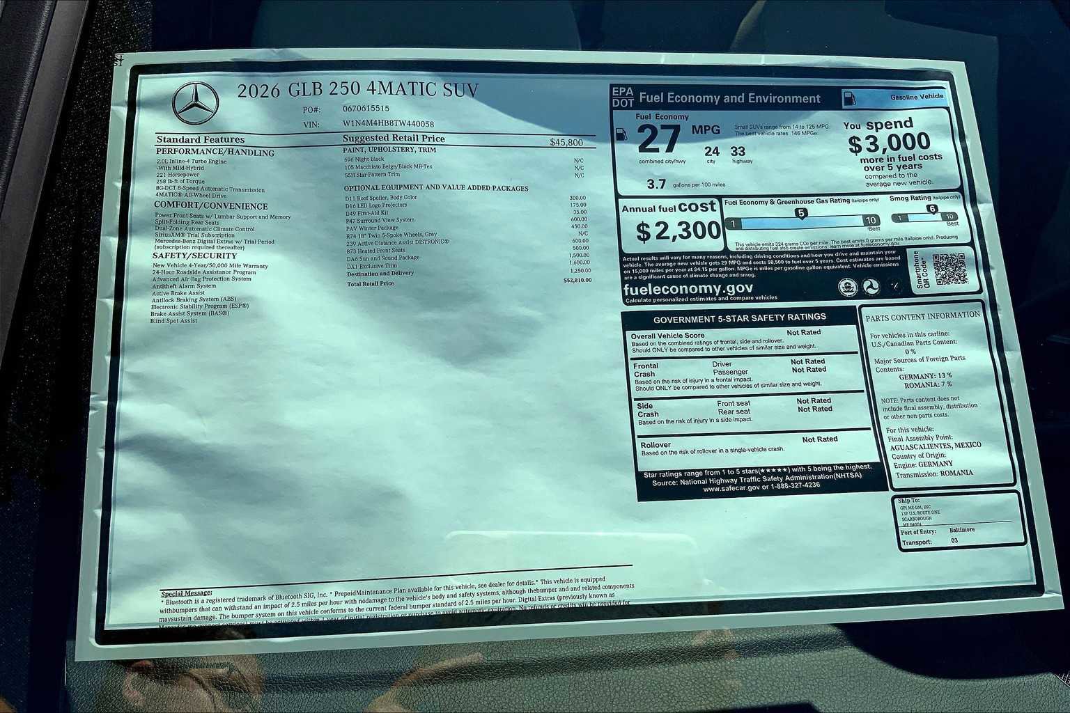 Certified 2026 Mercedes-Benz GLB 250 GLB 250 image 26