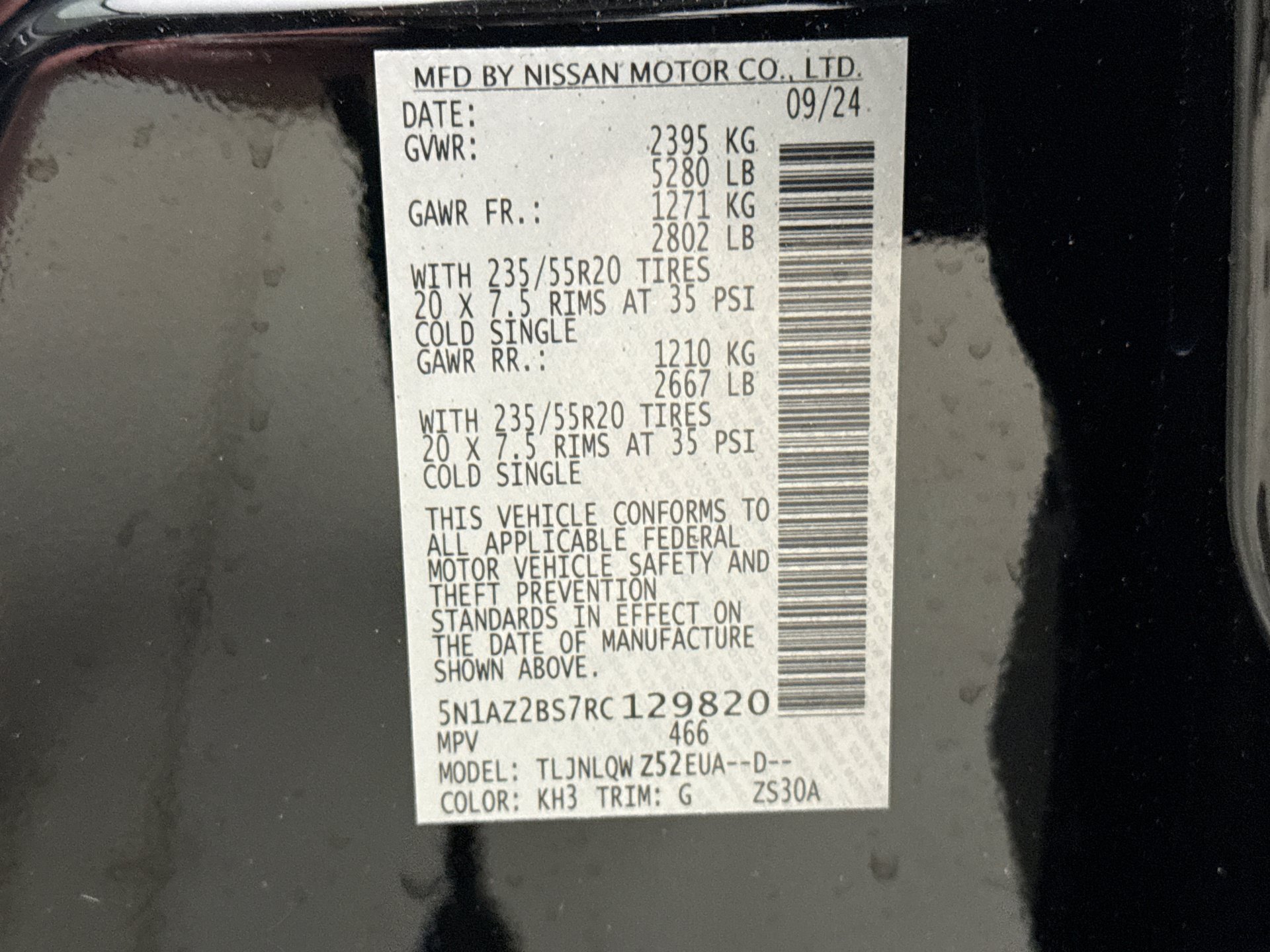 Used 2024 Nissan Murano SV w/ SV Midnight Edition Package AWD/4WD image 11
