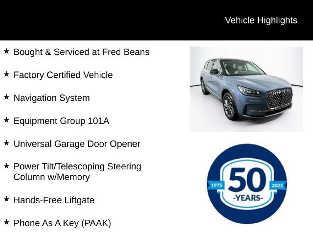 Certified 2023 Lincoln Corsair AWD w/ Equipment Group 101A image 8