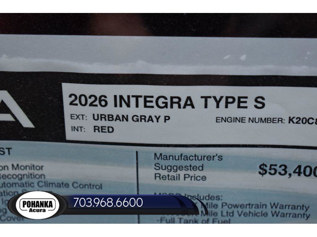 New 2026 Acura Integra Type S image 34