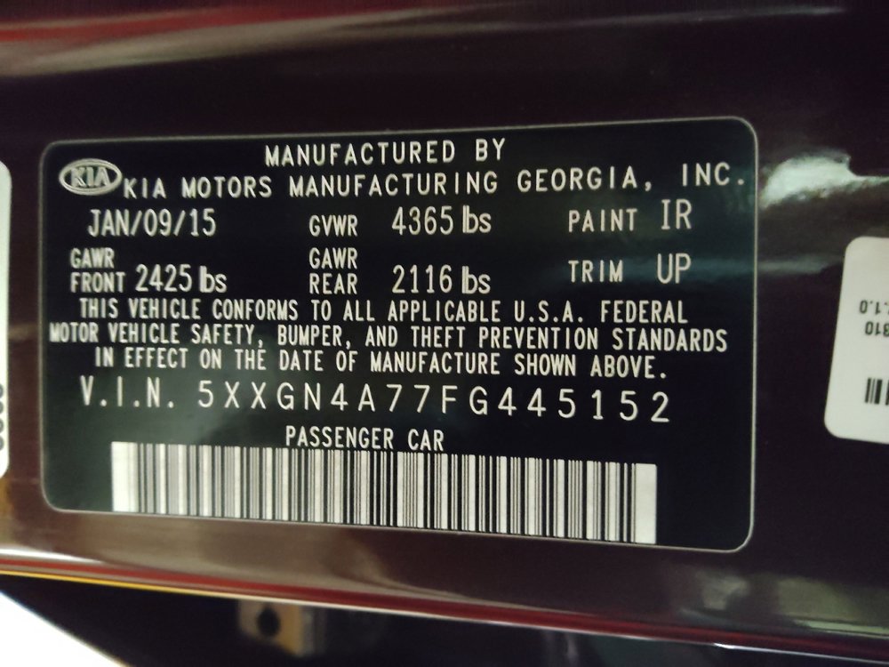 Used 2015 Kia Optima EX w/ Paint Protection Film Package image 33