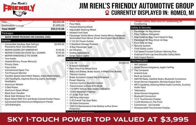 Used 2024 Jeep Wrangler Sahara