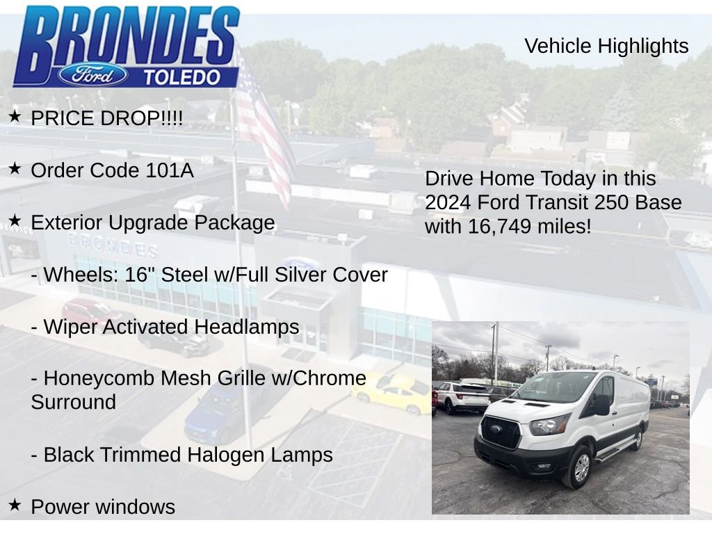 Used 2024 Ford Transit 250 Low Roof w/ Exterior Upgrade Package RWD image 5