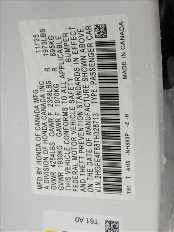 New 2026 Honda Civic FWD Hybrid Sedan image 18