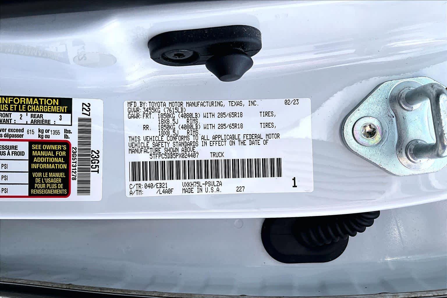 Used 2023 Toyota Tundra TRD Pro AWD/4WD image 38