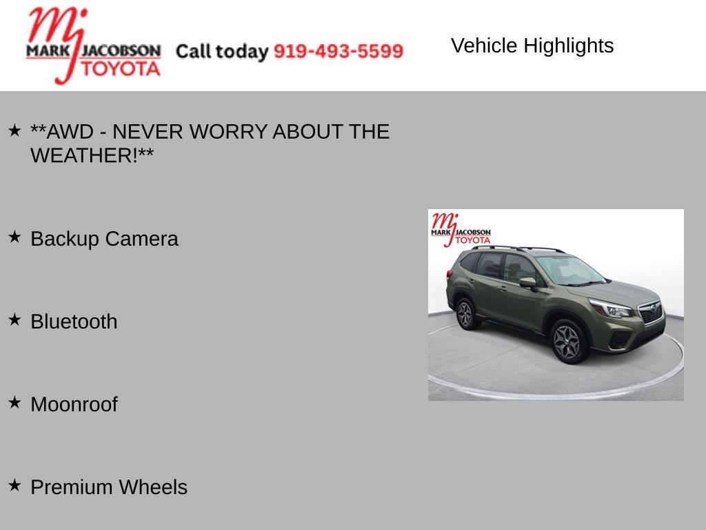 Used 2020 Subaru Forester Premium w/ Popular Package #1 image 5