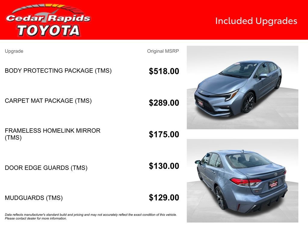 Certified 2023 Toyota Corolla SE w/ Body Protecting Package (TMS) FWD image 7