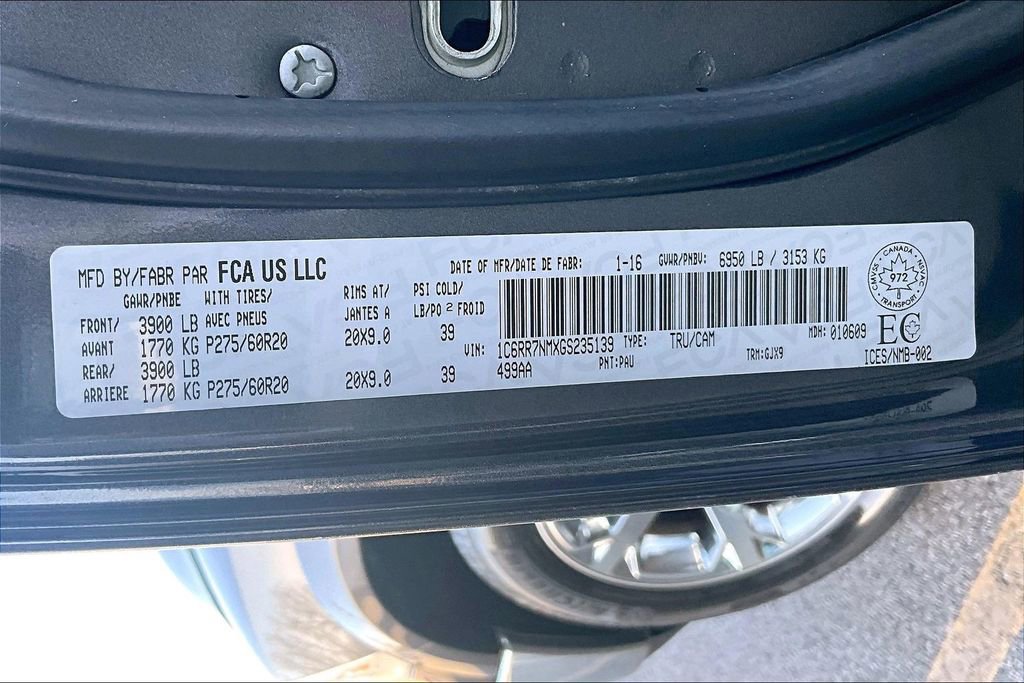 Used 2016 RAM 1500 Laramie w/ Convenience Group image 20