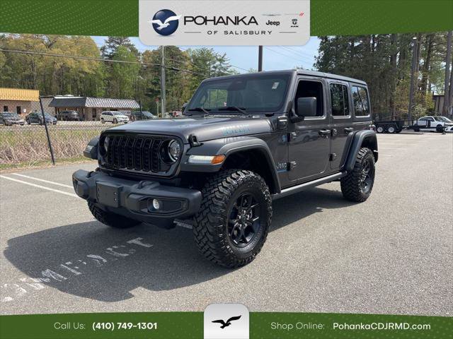 Certified 2025 Jeep Wrangler Unlimited Sport S 4xe AWD/4WD image 1