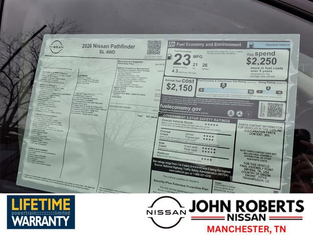 New 2026 Nissan Pathfinder SL image 21