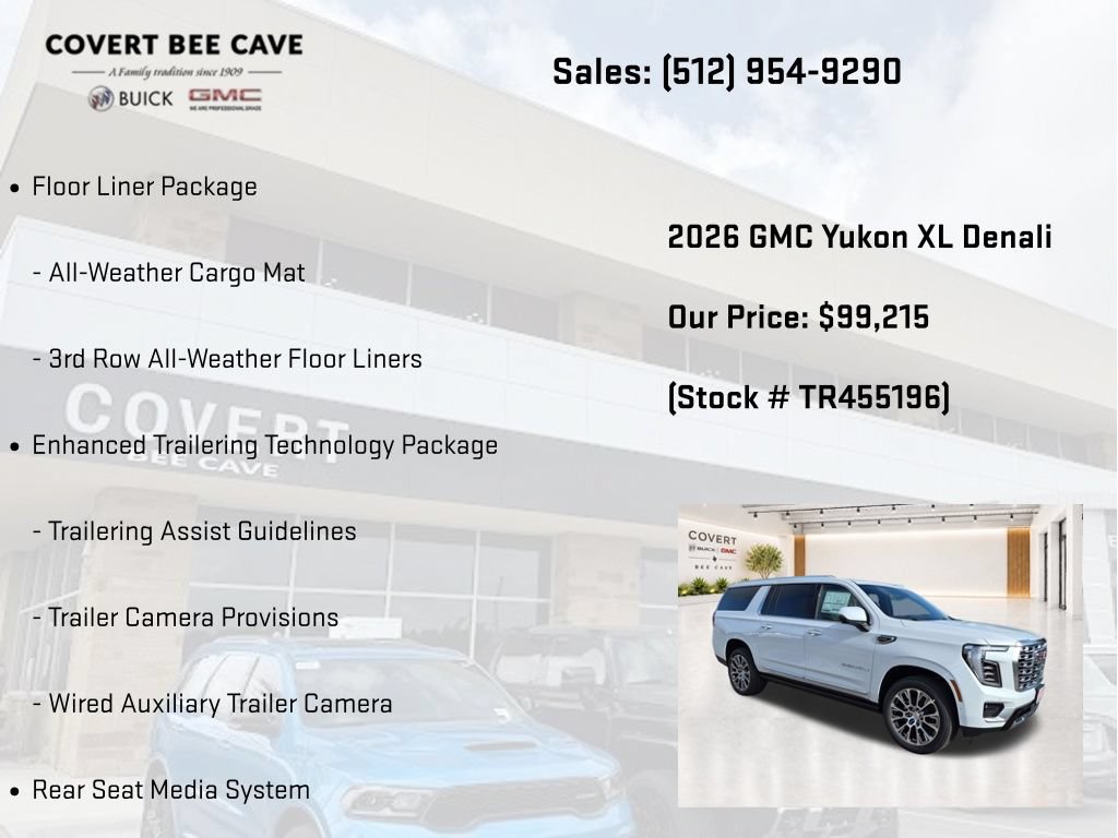 New 2026 GMC Yukon XL Denali w/ Denali Reserve Package AWD/4WD image 38
