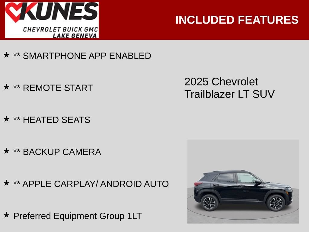 Used 2025 Chevrolet TrailBlazer LT AWD/4WD image 2