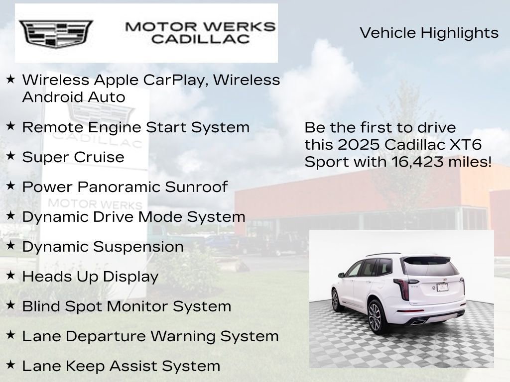Certified 2025 Cadillac XT6 Sport w/ Platinum Package image 15