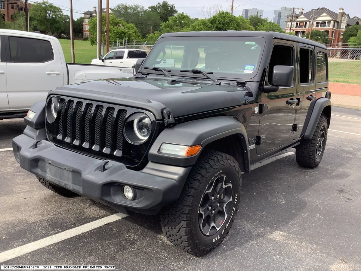 Used 2021 Jeep Wrangler Unlimited Sport AWD/4WD image 4