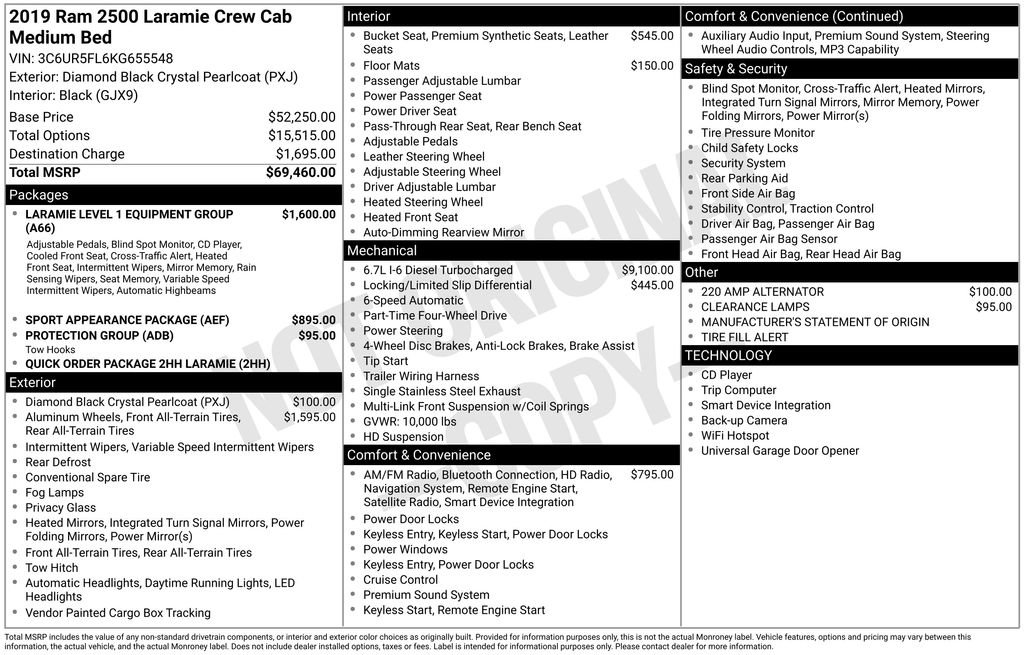 Used 2019 RAM 2500 Laramie image 21