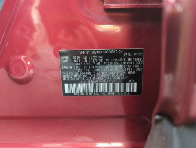 Used 2021 Subaru Ascent Premium w/ Convenience Package image 34