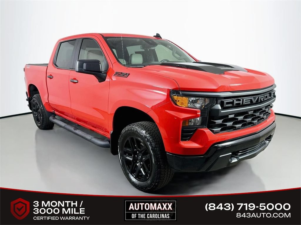 Used 2026 Chevrolet Silverado 1500 Custom Trail Boss w/ Turbomax Blackout Package AWD/4WD image 1