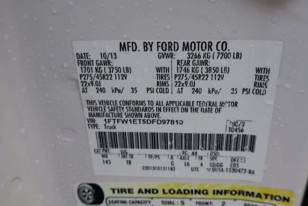 Used 2013 Ford F150 Limited AWD/4WD image 34