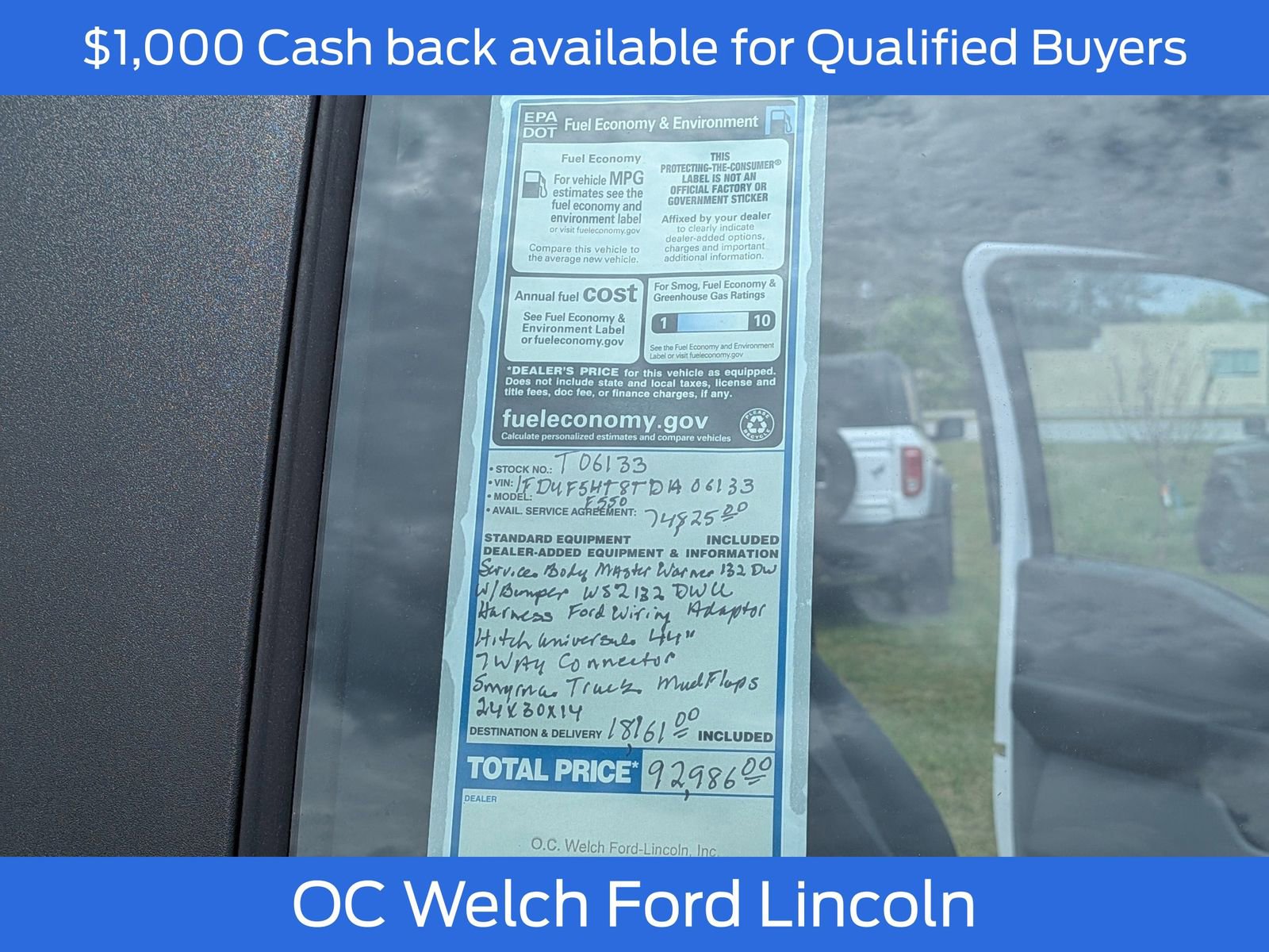 New 2026 Ford F550 4x4 Regular Cab Super Duty w/ XL Chrome Package image 15