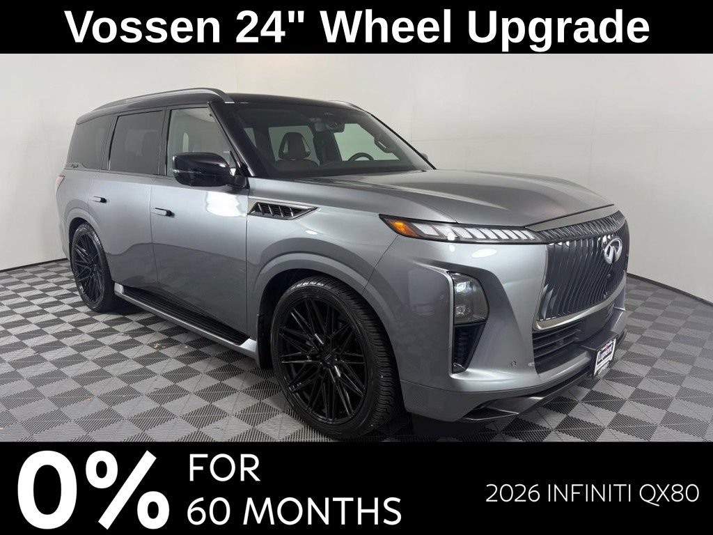 New 2026 INFINITI QX80 Autograph w/ Premium Cargo Package AWD/4WD 360° Tour