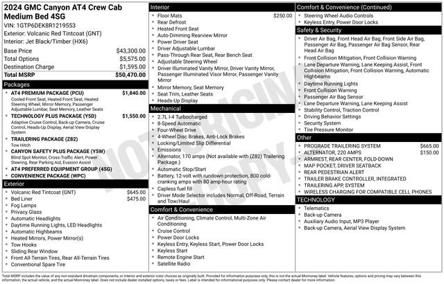 Certified 2024 GMC Canyon AT4 w/ AT4 Premium Package image 6