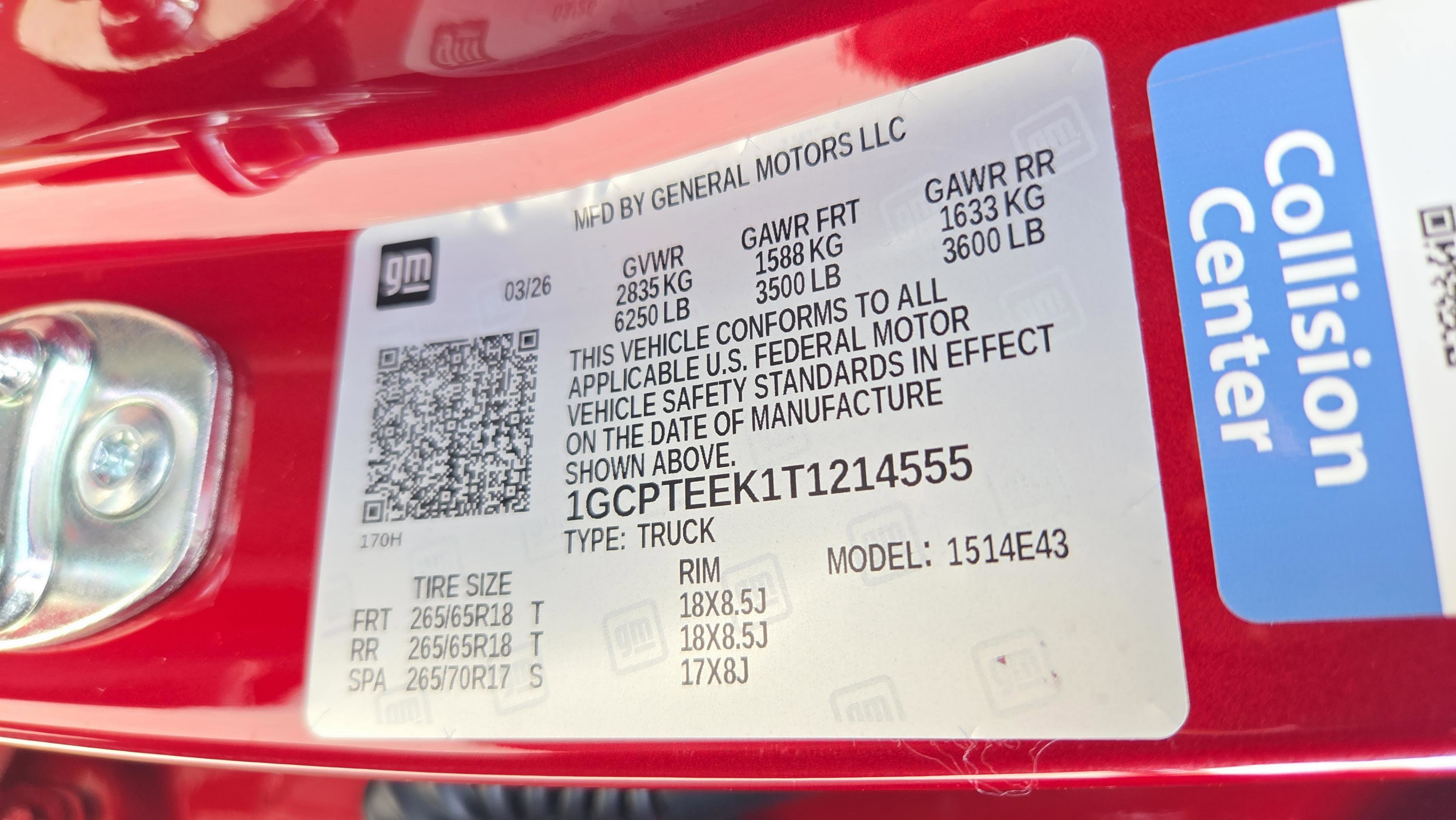 New 2026 Chevrolet Colorado Trail Boss AWD/4WD image 33