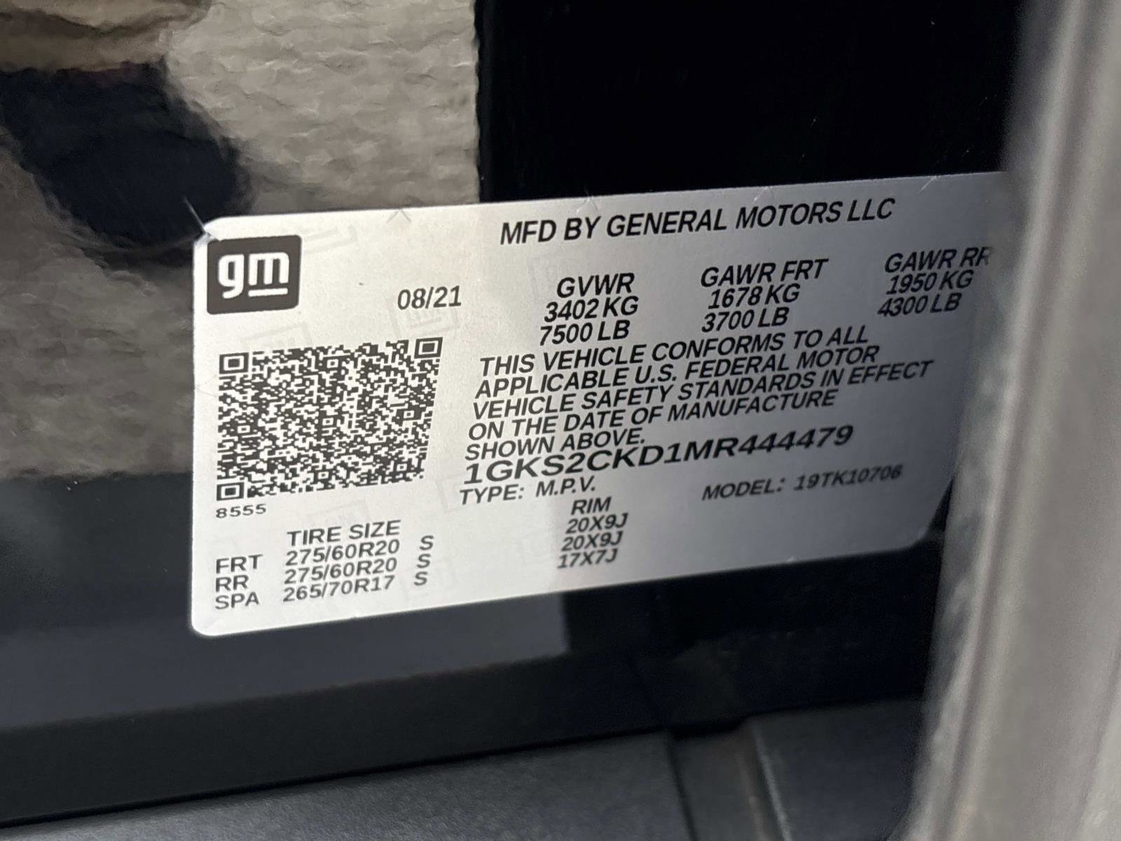 Certified 2021 GMC Yukon AT4 w/ Rear Media and Nav Package AWD/4WD image 34