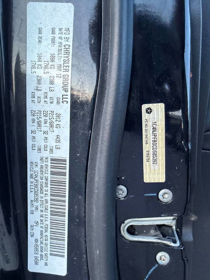 Used 2012 Jeep Patriot Latitude FWD image 25
