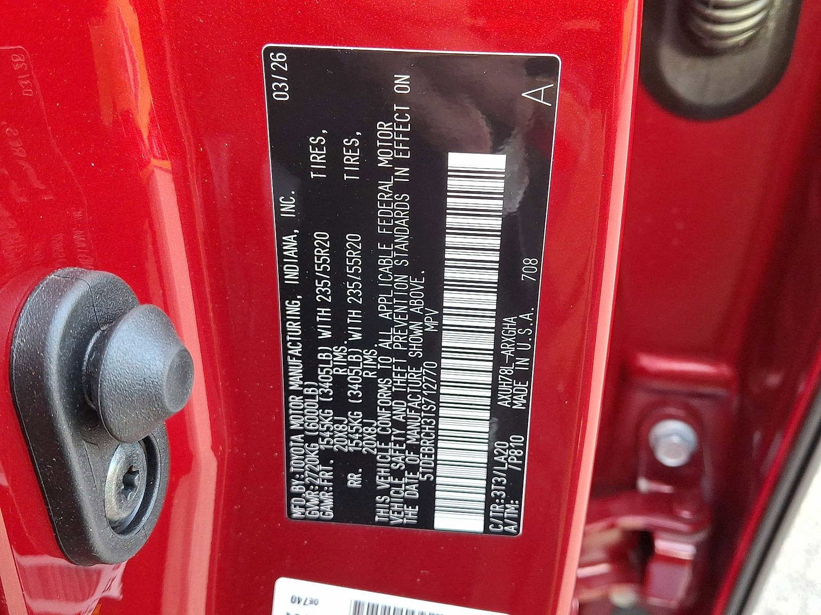 New 2026 Toyota Highlander Platinum image 18
