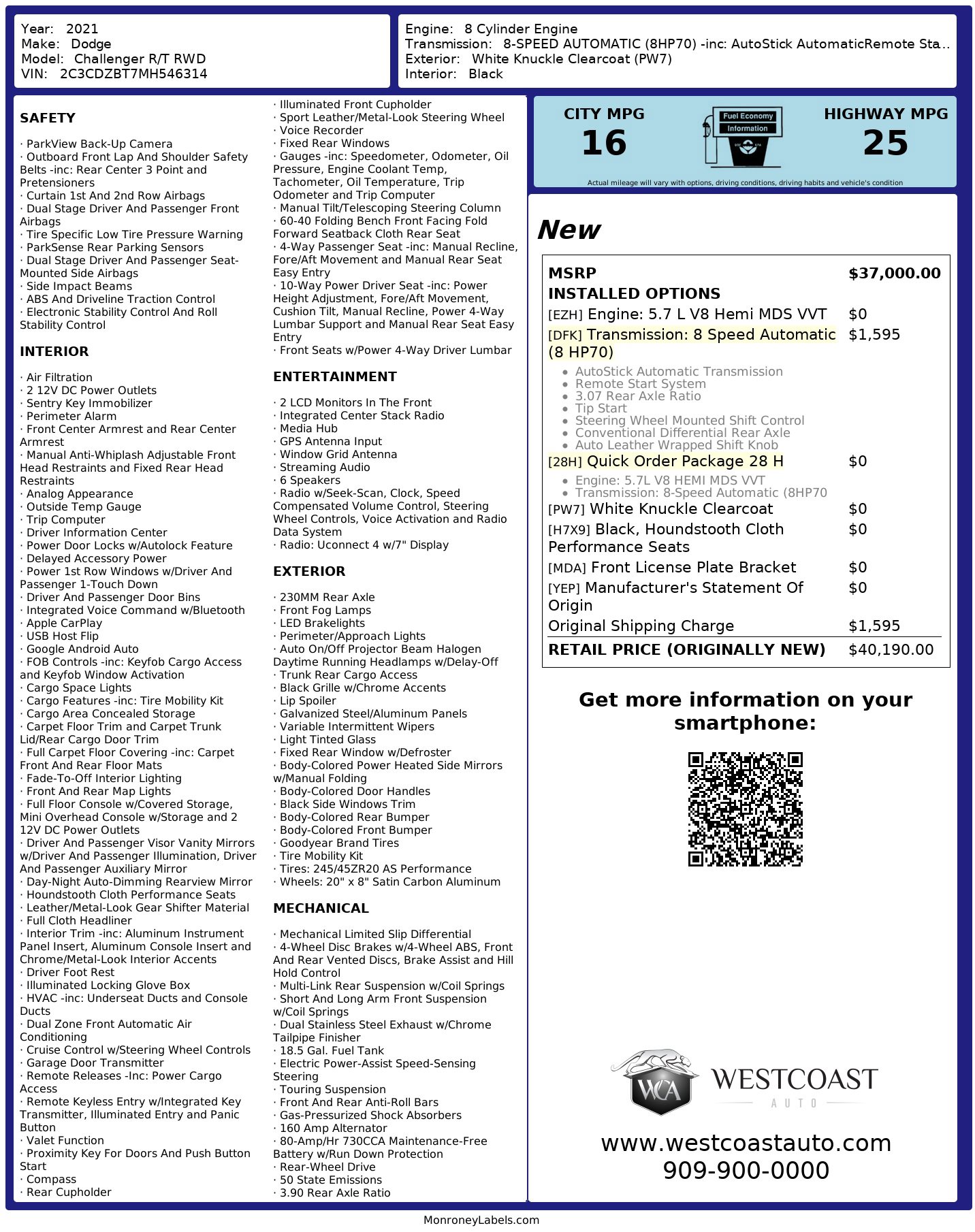 Used 2021 Dodge Challenger R/T image 10